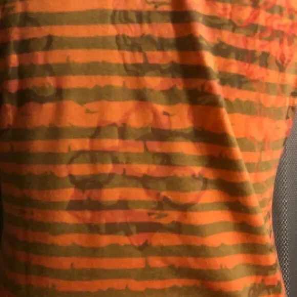 ⭐️3 for $10⭐️ The North Face Orange Floral Striped Tee - Picture 4 of 8
